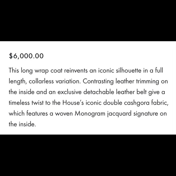 Louis Vuitton Long Wrap Coat with Belt - Picture 5 of 8